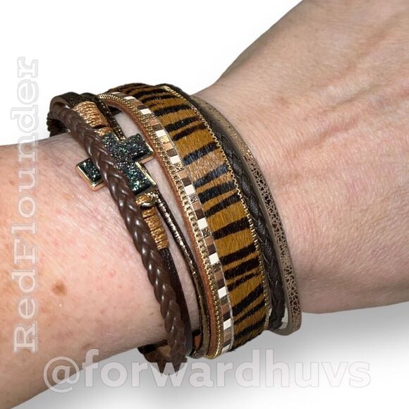 Bundle Sale 3 for $15 | BluBox Boutique Multi-Strand Animal Style Bracelet - Picture 5 of 9